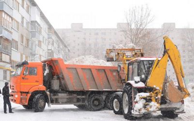 Уборка и вывоз снега спецтехникой - Уссурийск, цены, предложения специалистов