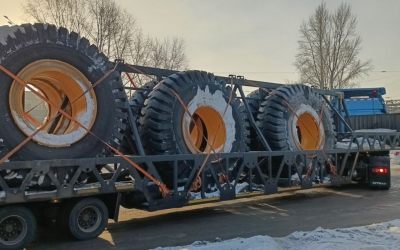 Тралы для перевозки больших грузовых колес - Спасск-Дальний, заказать или взять в аренду