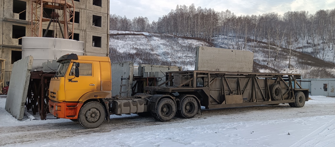 Аренда и услуги панелевозов для перевозки ЖБИ изделий в Дальнереченске