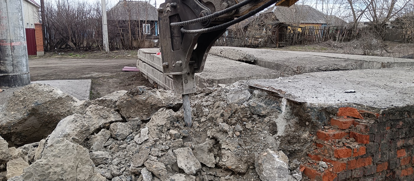 Услуги и заказ гидромолотов для демонтажных работ в Дальнереченске